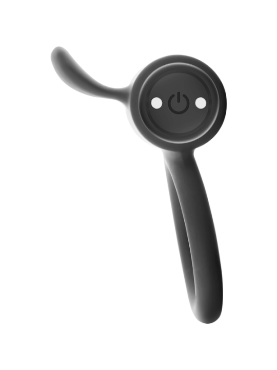 BLACK&SILVER - BAGUE RECHARGEABLE CAMERON NOIR