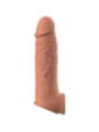 VIRILXL - EXTENSION DE PÉNIS MARRON EN SILICONE LIQUIDE V9