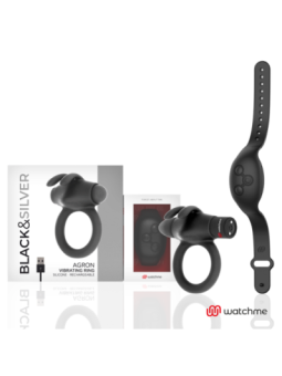 BLACK&SILVER - AGRON TÉLÉCOMMANDE COCKRING WATCHME