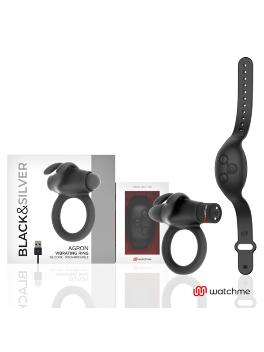 BLACK&SILVER - AGRON TÉLÉCOMMANDE COCKRING WATCHME