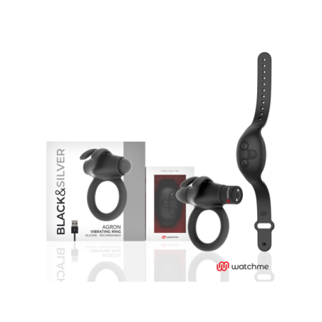BLACK&SILVER - AGRON TÉLÉCOMMANDE COCKRING WATCHME