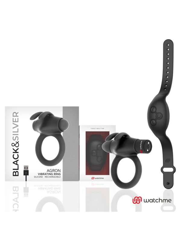 BLACK&SILVER - AGRON TÉLÉCOMMANDE COCKRING WATCHME