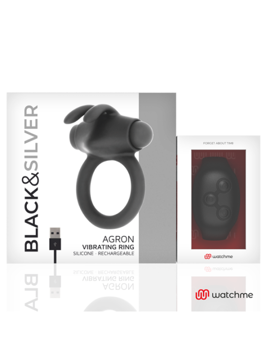 BLACK&SILVER - AGRON TÉLÉCOMMANDE COCKRING WATCHME