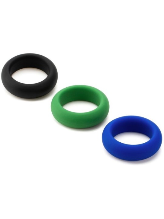 JE JOUE - ENSEMBLE SILICONE ANNEAUX PÉNIS SILICONE