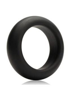 JE JOUE - ANNEAU PÉNIAL EN SILICONE  EXTENSION MAXIMALE - NOIR