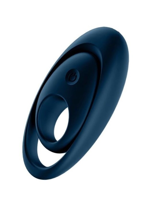 SATISFYER - VIBRATEUR  ANNEAU GLORIOUS DUO BLEU