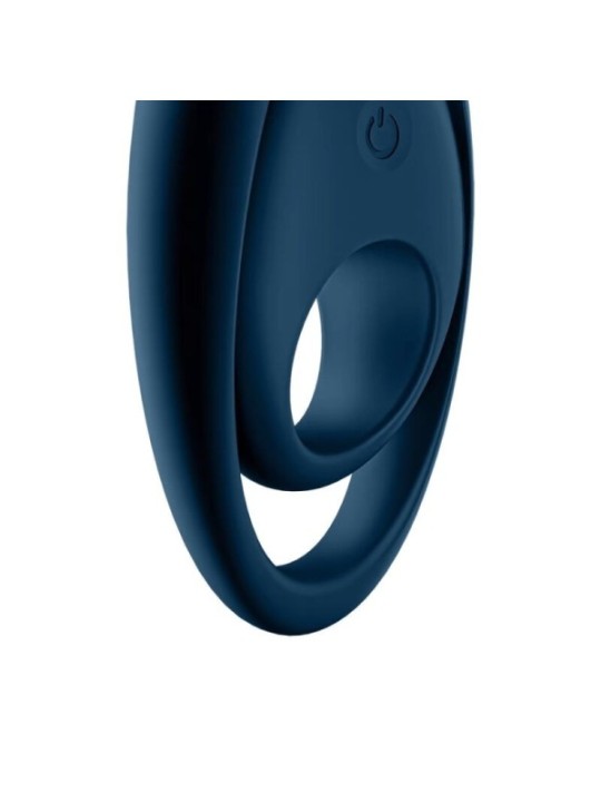 SATISFYER - VIBRATEUR  ANNEAU GLORIOUS DUO BLEU
