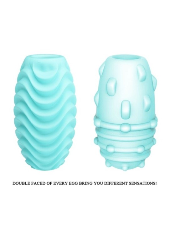 PRETTY LOVE - OEUF MASTURBATEUR DOUBLE FACE TURQUOISE