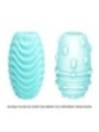 PRETTY LOVE - OEUF MASTURBATEUR DOUBLE FACE TURQUOISE