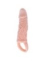 BAILE - GAINE DEXTENSION DE PÉNIS AVEC SANGLE POUR TESTICULES 13,5 CM