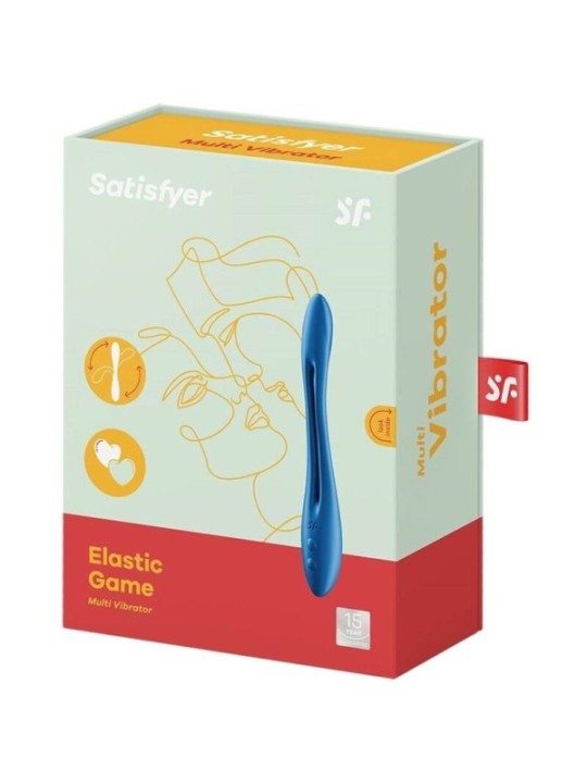 SATISFYER - VIBRATEUR MULTI ÉLASTIQUE GAME BLEU