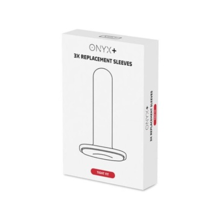 KIIROO - ONYX+ HOUSSE DE REMPLACEMENT 3 UNITÉS - AJUSTEMENT SERRÉ