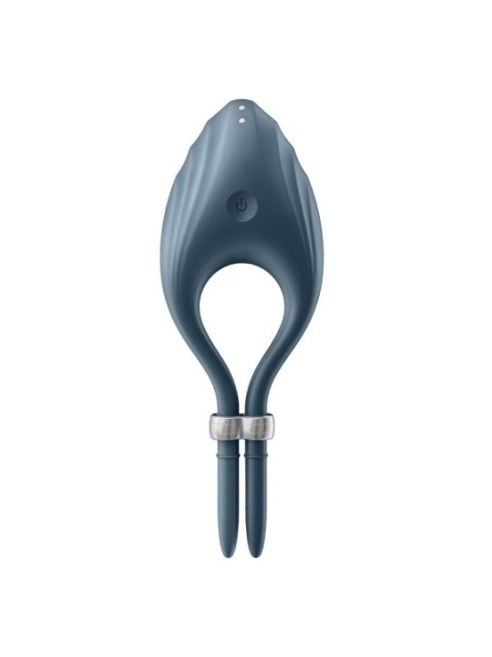 SATISFYER - VIBRATEUR ANNEAU DUELIST GRIS