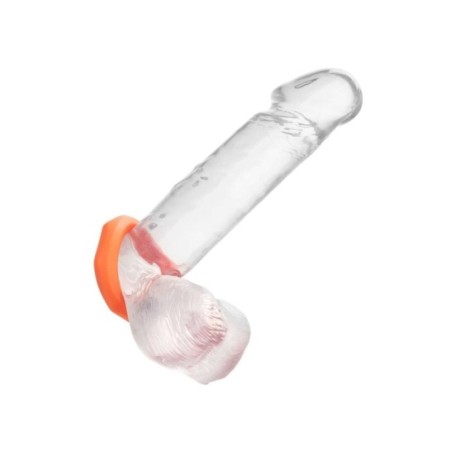 CALEXOTICS - BAGUE ALPHA SEXAGON ORANGE