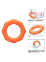 CALEXOTICS - BAGUE ALPHA SEXAGON ORANGE