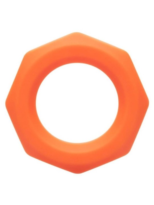 CALEXOTICS - BAGUE ALPHA SEXAGON ORANGE