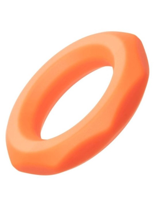 CALEXOTICS - BAGUE ALPHA SEXAGON ORANGE