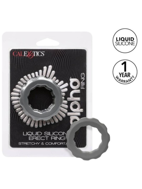 CALEXOTICS - BAGUE ALPHA ERECT GRIS