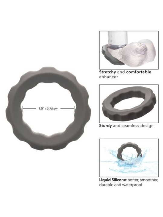 CALEXOTICS - BAGUE ALPHA ERECT GRIS