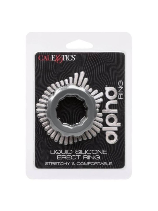 CALEXOTICS - BAGUE ALPHA ERECT GRIS