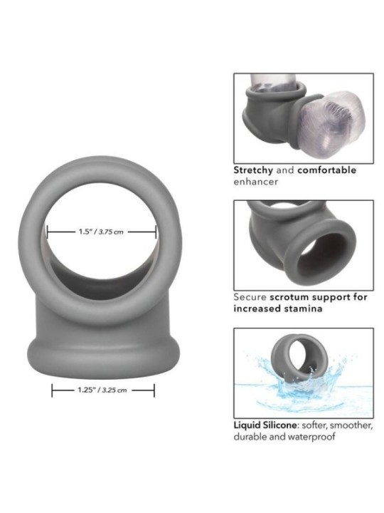 CALEXOTICS - BAGUE ALPHA PRECISION GRIS