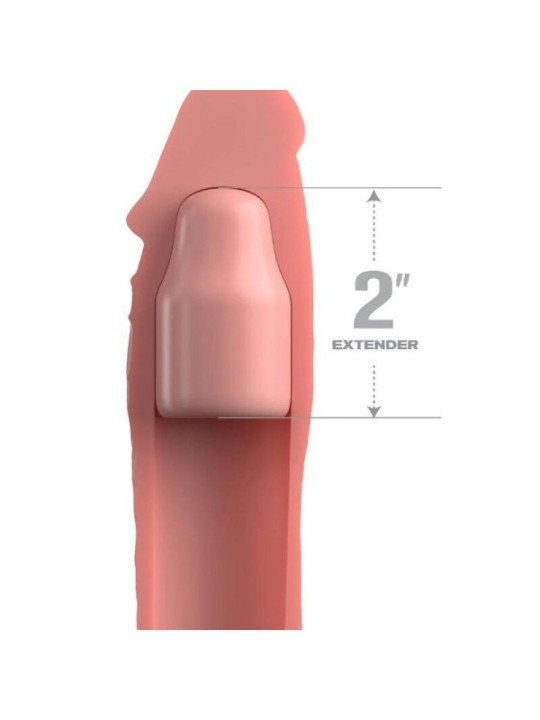 FANTASY X- TENSIONS - PIPEDREAMS EXTENSION W SANGLE 15,24 CM PEAU