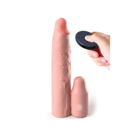 FANTASY X- TENSIONS - PIPEDREAMS MANCHE 22,86 CM + PLUG 7,62 CM REMOTE SKIN