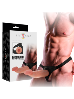 INTENSE - HARNAIS CREUX AVEC GODE 18 X 3,5 CM