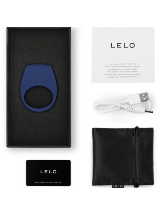 LELO - ANNEAU VIBRATEUR TOR 3 BLEU