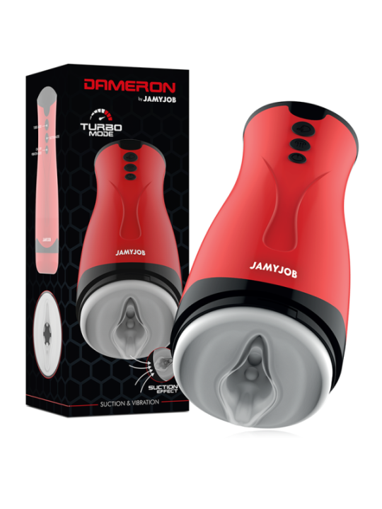JAMYJOB - MASTURBATEUR À ASPIRATION ET VIBRATION DAMERON