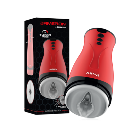 JAMYJOB - MASTURBATEUR À ASPIRATION ET VIBRATION DAMERON