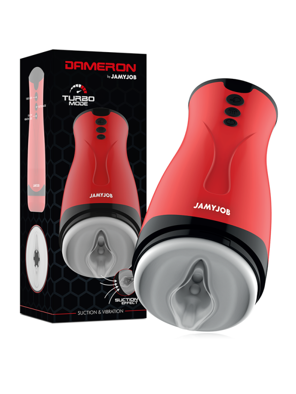 JAMYJOB - MASTURBATEUR À ASPIRATION ET VIBRATION DAMERON