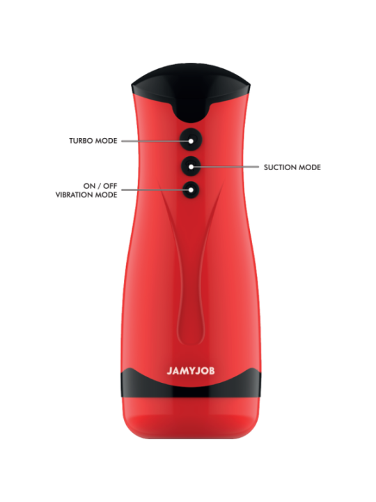 JAMYJOB - MASTURBATEUR À ASPIRATION ET VIBRATION DAMERON
