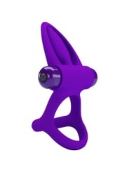 PRETTY LOVE - ANNEAU VIBRATEUR 10 VIBRATIONS SILICONE VIOLETTE