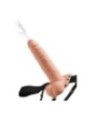FETISH FANTASY SERIES - HARNAIS RÉGLABLE PÉNIS RÉALISTE AVEC BALLES ÉJACULANTES 19 CM