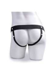 FETISH FANTASY SERIES - HARNAIS RÉGLABLE PÉNIS RÉALISTE AVEC BALLES ÉJACULANTES 19 CM