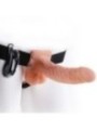 FETISH FANTASY SERIES - HARNAIS RÉGLABLE TÉLÉCOMMANDE PÉNIS RÉALISTE AVEC TESTICULES 17,8 CM