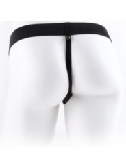 FETISH FANTASY SERIES - HARNAIS RÉGLABLE TÉLÉCOMMANDE PÉNIS RÉALISTE AVEC TESTICULES 17,8 CM