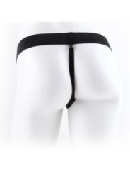 FETISH FANTASY SERIES - HARNAIS RÉGLABLE TÉLÉCOMMANDE PÉNIS RÉALISTE AVEC TESTICULES 23 CM