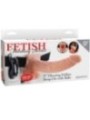 FETISH FANTASY SERIES - HARNAIS RÉGLABLE TÉLÉCOMMANDE PÉNIS RÉALISTE AVEC TESTICULES 23 CM