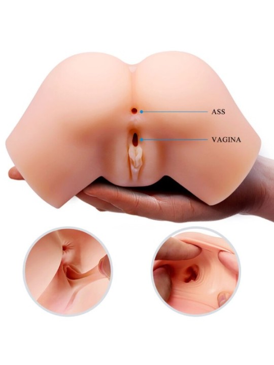 CRAZY BULL - VIBRATEUR VAGIN ET ANUS RÉALISTE SAMANTHA
