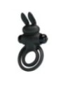 PRETTY LOVE - ANNEAU DE LAPIN VIBRATOR III POUR PÉNIS NOIR