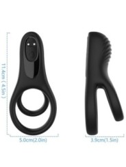 ARMONY - VIBRATEUR DOUBLE ANNEAU NOIR