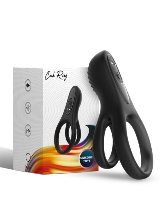 ARMONY - VIBRATEUR DOUBLE ANNEAU NOIR