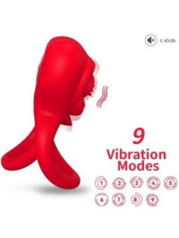 ARMONY - ANNEAU VIBRATEUR COEUR ROUGE