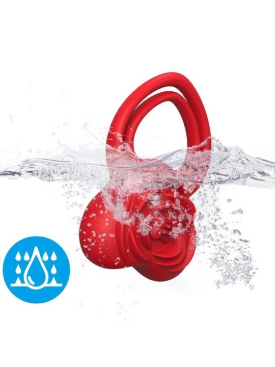 ARMONY - ANNEAU VIBRATEUR COEUR ROUGE