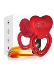 ARMONY - ANNEAU VIBRATEUR COEUR ROUGE