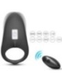 ARMONY - ANNEAU VIBRATEUR SHARK POUR COUPLES TÉLÉCOMMANDE NOIR