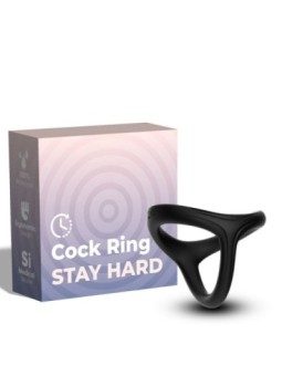 ARMONY - BAGUE TRESOR DOUBLE SILICONE NOIR