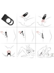 ARMONY - TWINS DOUBLE VIBRATEUR POUR COUPLES NOIR